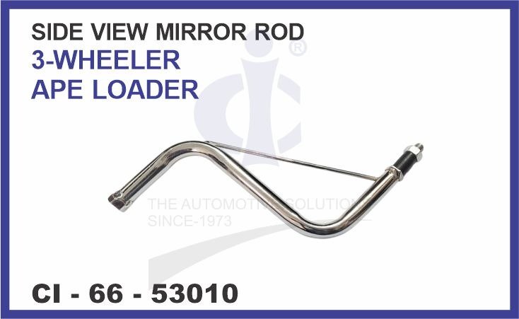 SIDE VIEW MIRROR ROD 3-WHEELER APE LOADER